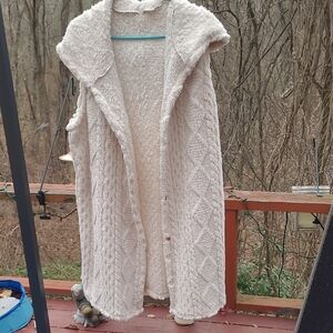Cozy Cream Cable Knit Women's Sweater